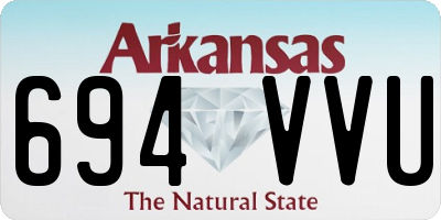AR license plate 694VVU