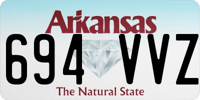 AR license plate 694VVZ