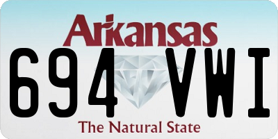 AR license plate 694VWI