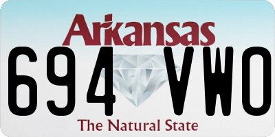 AR license plate 694VWO