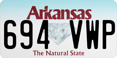 AR license plate 694VWP