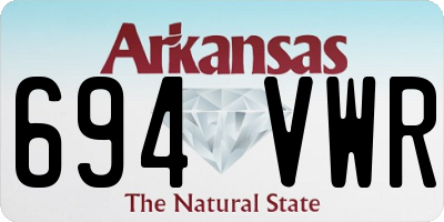 AR license plate 694VWR