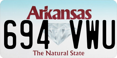 AR license plate 694VWU