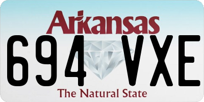 AR license plate 694VXE