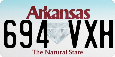 AR license plate 694VXH