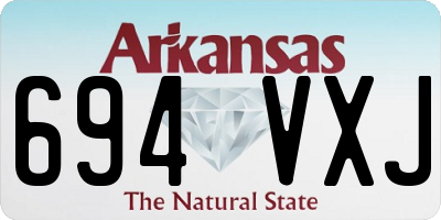 AR license plate 694VXJ