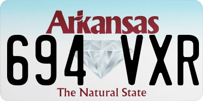 AR license plate 694VXR