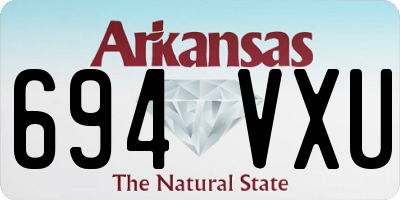 AR license plate 694VXU