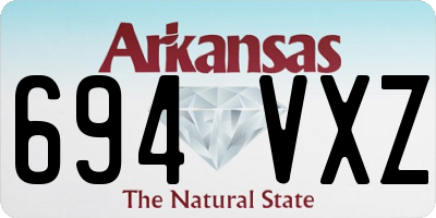 AR license plate 694VXZ