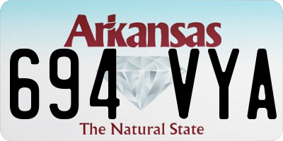AR license plate 694VYA