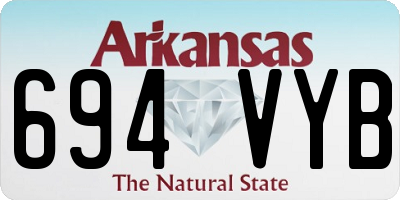 AR license plate 694VYB