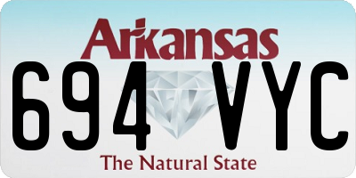AR license plate 694VYC