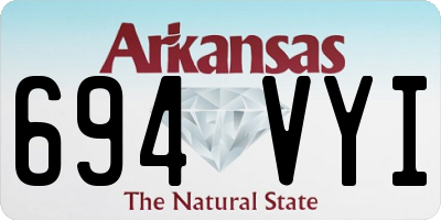 AR license plate 694VYI
