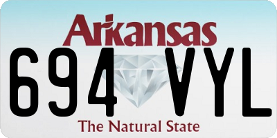 AR license plate 694VYL