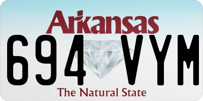 AR license plate 694VYM