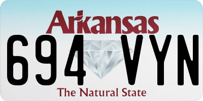 AR license plate 694VYN