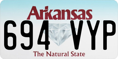 AR license plate 694VYP