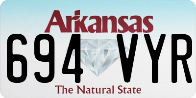 AR license plate 694VYR