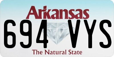 AR license plate 694VYS