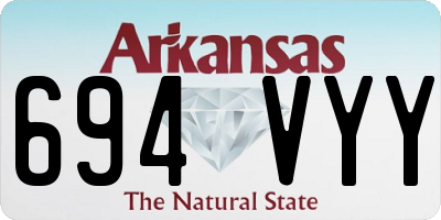AR license plate 694VYY