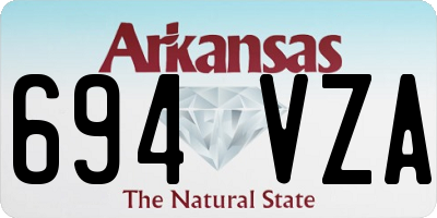AR license plate 694VZA