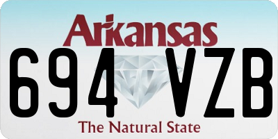 AR license plate 694VZB