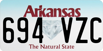 AR license plate 694VZC