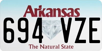 AR license plate 694VZE