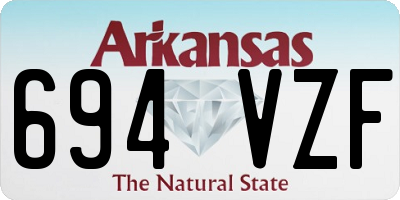 AR license plate 694VZF