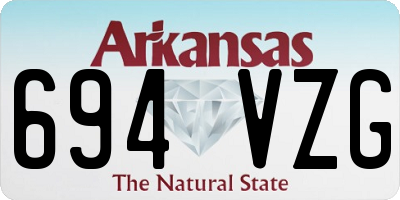 AR license plate 694VZG