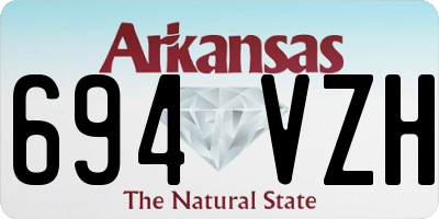 AR license plate 694VZH