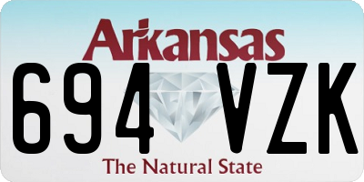 AR license plate 694VZK