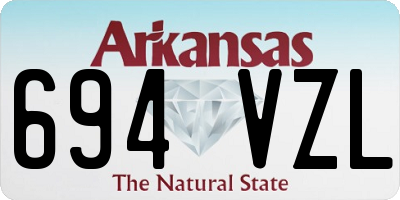 AR license plate 694VZL