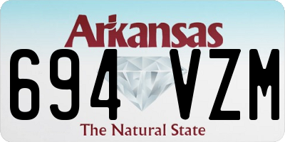 AR license plate 694VZM