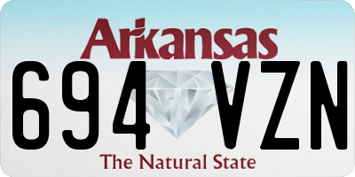AR license plate 694VZN