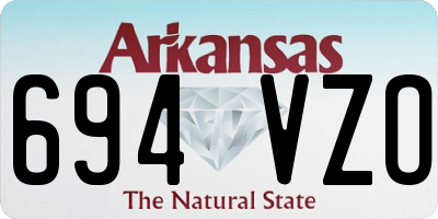 AR license plate 694VZO