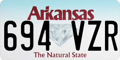 AR license plate 694VZR