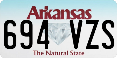 AR license plate 694VZS