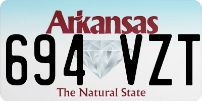 AR license plate 694VZT