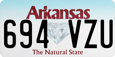 AR license plate 694VZU