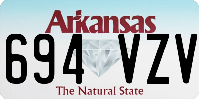 AR license plate 694VZV
