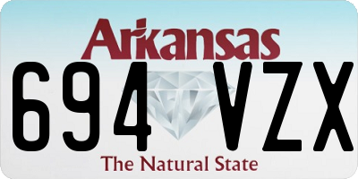 AR license plate 694VZX