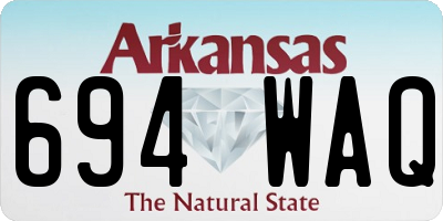 AR license plate 694WAQ
