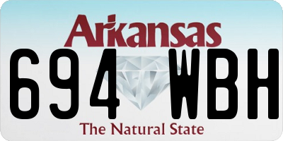 AR license plate 694WBH