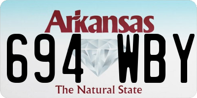 AR license plate 694WBY