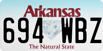 AR license plate 694WBZ