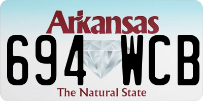 AR license plate 694WCB