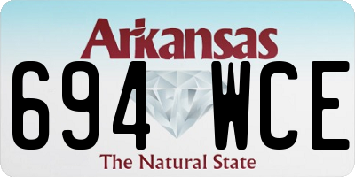 AR license plate 694WCE