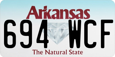 AR license plate 694WCF