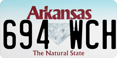 AR license plate 694WCH